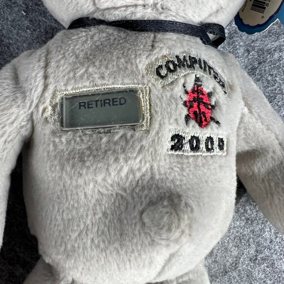 Vtg‎ 2000 Treasure Champs Teddy Bear Countdown Critters Bugsy Buster 1st Gen Y2K - Picture 4 of 4